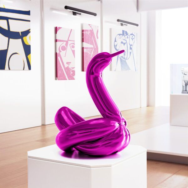 Balloon Swan L,Pink - Imagen 5