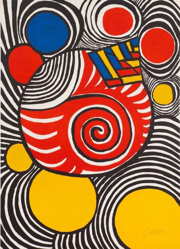 calder art, clown