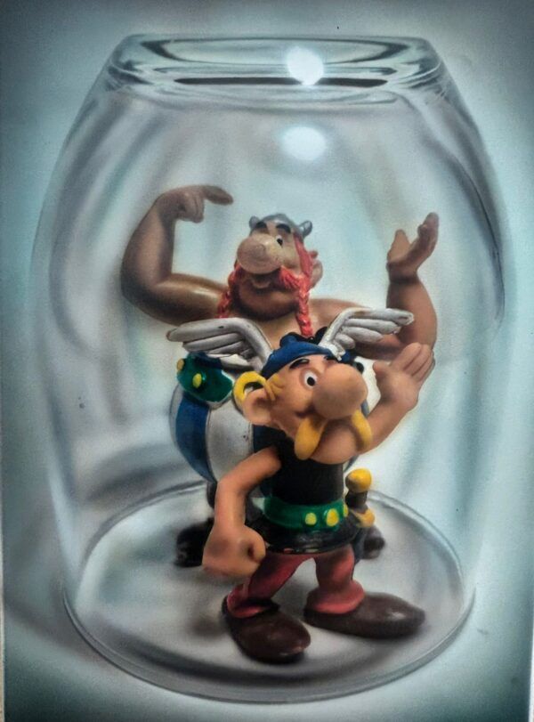 luis feo pintor hiperrealista asterix y obelix